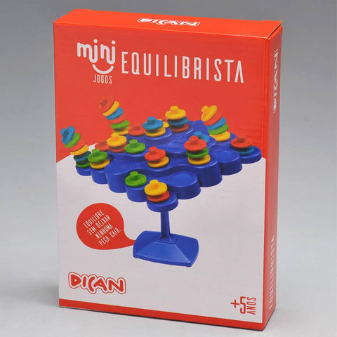 Jogo Infantil Equilibrista 2 a 3 Jogadores Linha Mini Jogos Dican Azul