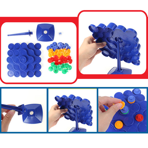 Jogo Infantil Equilibrista 2 a 3 Jogadores Linha Mini Jogos Dican Azul