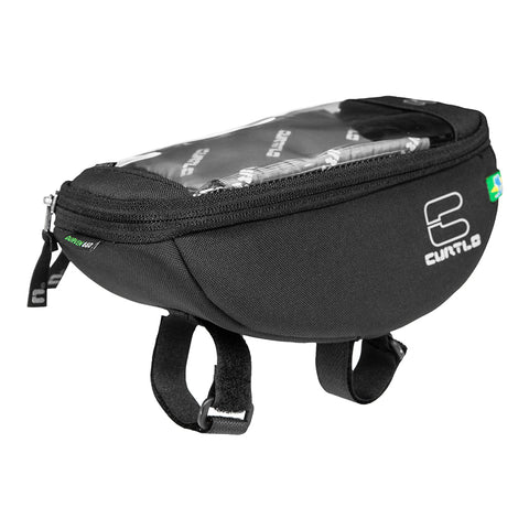 Bolsa De Guidão para Bicicleta Curtlo Bag Bike Impermeável Touch Phone Plus 0,5L Preto