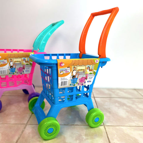 Carrinho de Super Mercado Infantil Pitica Tilin Brinquedos para Criança Colorido
