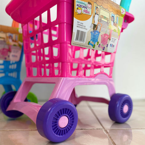 Carrinho de Super Mercado Infantil Pitica Tilin Brinquedos para Criança Colorido