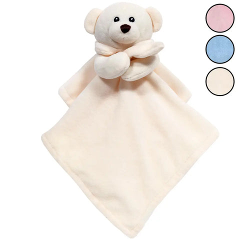 Naninha de Bebê Buba Soft Poliéster Pelúcia de Urso em Cores Sortidas