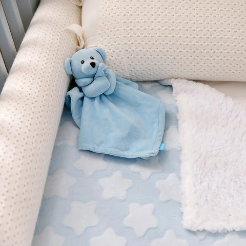 Naninha de Bebê Buba Soft Poliéster Pelúcia de Urso em Cores Sortidas