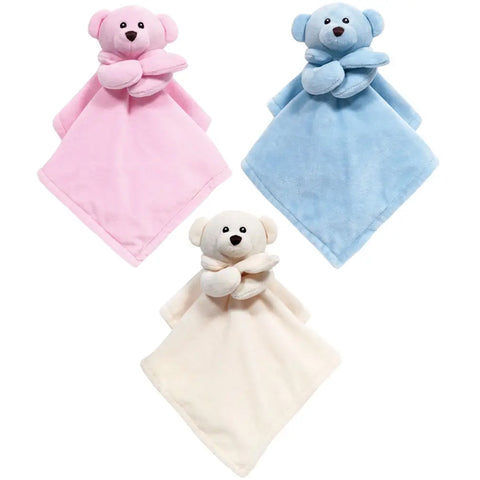 Naninha de Bebê Buba Soft Poliéster Pelúcia de Urso em Cores Sortidas