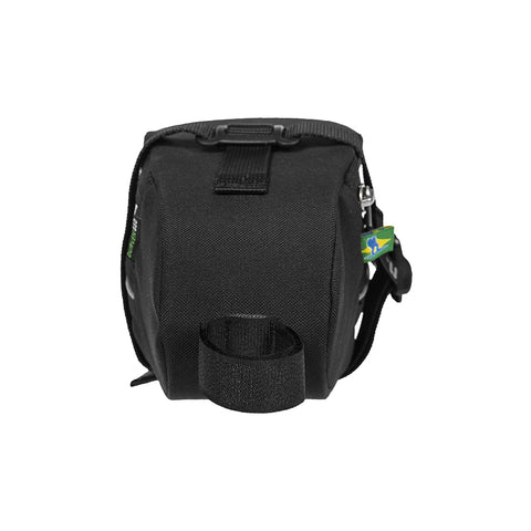 Bolsa de Selim II Curtlo para Bicicleta Bag para Bike 2 Compartimentos 0,7l Preto