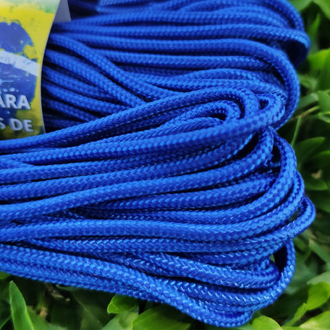 Corda Sobrevivência 39Kg Paracord 425 libras Natureza Aventura 10 Metros Resistente 3mm