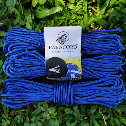 Corda Sobrevivência 39Kg Paracord 425 libras Natureza Aventura 10 Metros Resistente 3mm