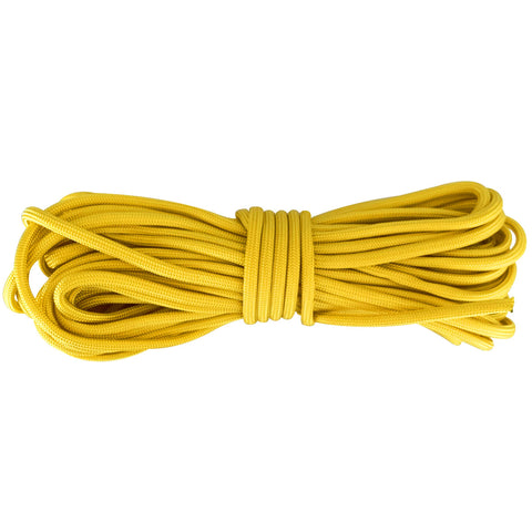 Paracord 550 Libras 4mm Corda De Sobrevivência Tática Militar 10 Metros 366kgf Amarelo