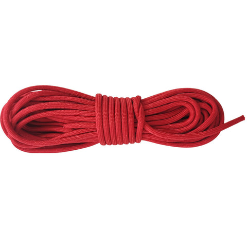 Paracord 550 Libras 4mm Corda De Sobrevivência Tática Militar 10 Metros 366kgf Vermelha