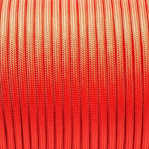 Paracord 550 Libras 4mm Corda De Sobrevivência Tática Militar 10 Metros 366kgf Vermelha