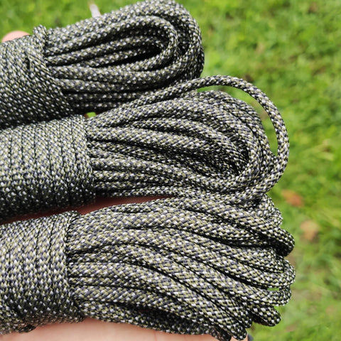 Paracord 550 Libras 4mm Corda De Sobrevivência Tática Militar 10 Metros 366Kgf Verde Cascavel