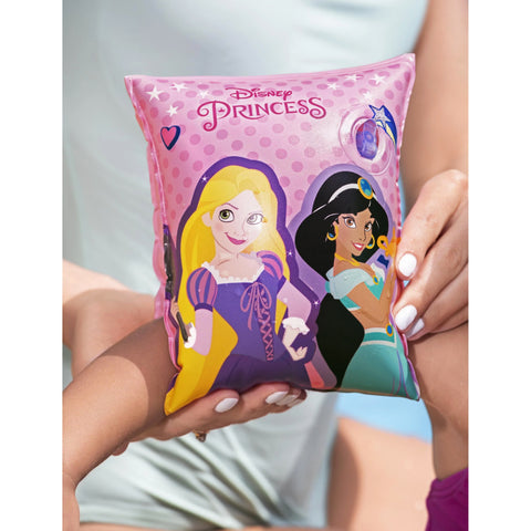 Boia de Braço Infantil para Piscina Bestway em Vinil para Até 30kg Princesas Disney Rosa