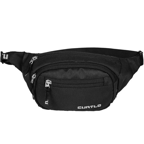 Pochete Towner 1,8L Curtlo em Poliéster 660 com Fita Abdominal Ajustável Preto