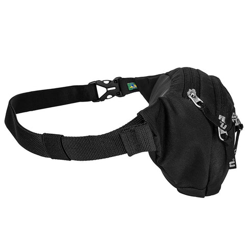 Pochete Towner 1,8L Curtlo em Poliéster 660 com Fita Abdominal Ajustável Preto