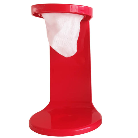 Passador De Café Individual Mini Coador De Café De Pano 17cm Vermelho