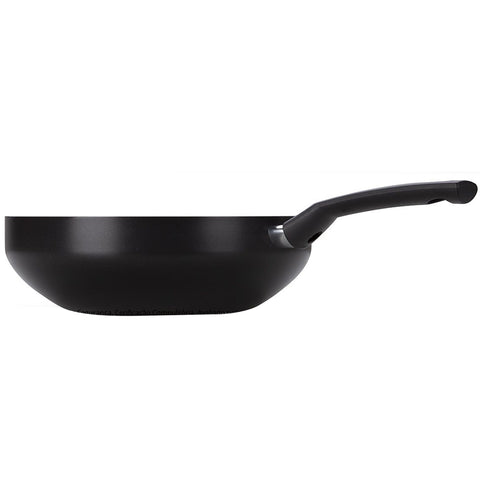 Frigideira Funda Wok Antiaderente Indução Multiflon 28cm 4,3L Preta