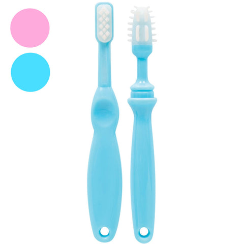 Kit Escova Dental e Massageador de Gengiva para Bebê Buba em Cores Sortidas