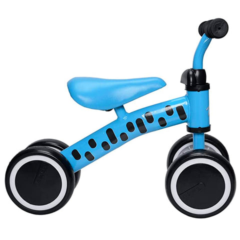 Andador Bicicleta de Treinamento Infantil sem Pedal Guidão Anatômico Bike Equilíbrio Zipp Toys Azul