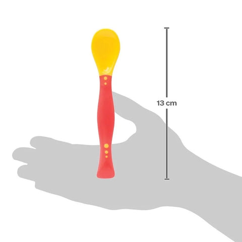Colher Flexível Bebê Talher para Introdução Alimentar Buba Cores Sortidas