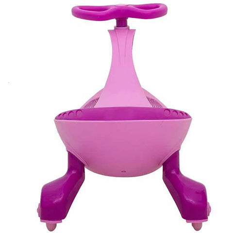 Carrinho Infantil Gira Gira com Direção Anatômica Zippy Toys em Metal e Plástico Rosa
