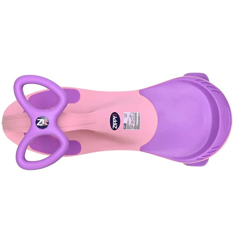 Carrinho Infantil Gira Gira com Direção Anatômica Zippy Toys em Metal e Plástico Rosa
