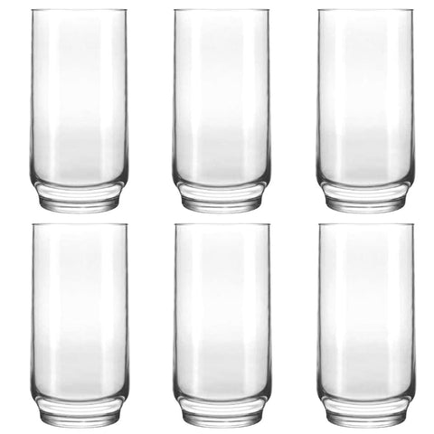 Jogo de Copos de Vidro 6 Peças 300ml Lights Nadir Figueiredo Transparente