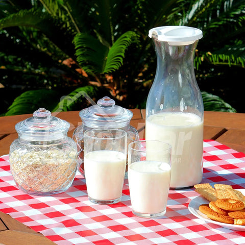 Conjunto 6 Copos de Vidro para Água Suco e Refrigerante Prosa Nadir Figueiredo 300ml Transparente