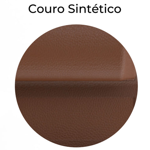 Veda Porta Rolinho 80cm Ajustável em Couro Sintético e Espuma Comfort Door Marrom