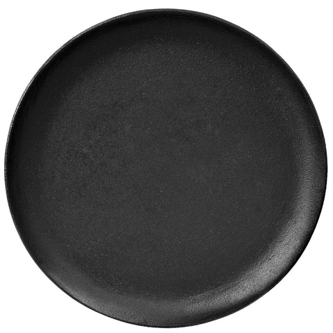 Jogo 8 Pratos Rasos Redondos 24cm em Ferro Fundindo Panela Mineira Preto