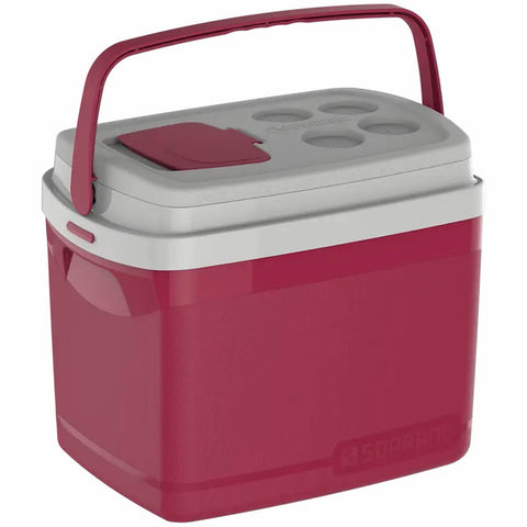Caixa Térmica Tropical 32L Soprano para Bebidas com Alça de Mão Articulável Vermelho