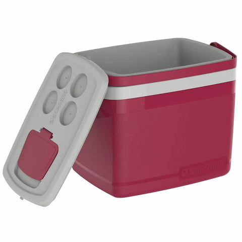 Caixa Térmica Tropical 32L Soprano para Bebidas com Alça de Mão Articulável Vermelho