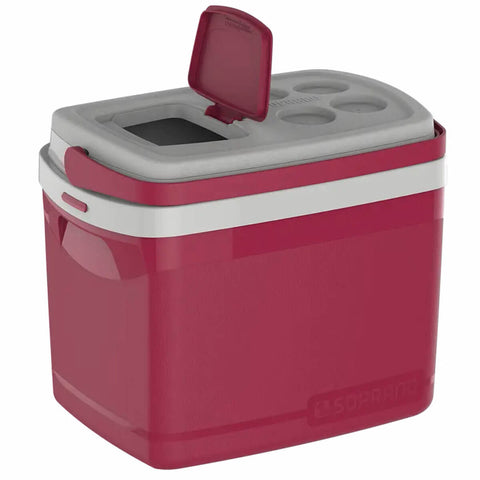 Caixa Térmica Tropical 32L Soprano para Bebidas com Alça de Mão Articulável Vermelho