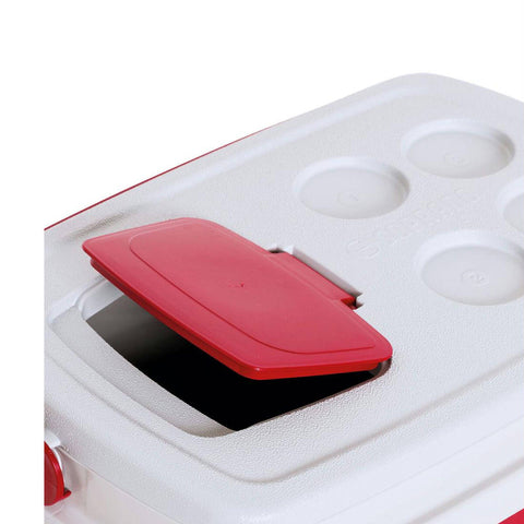 Caixa Térmica Tropical 32L Soprano para Bebidas com Alça de Mão Articulável Vermelho