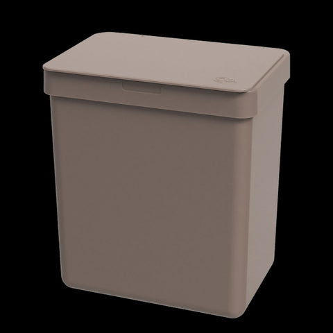 Kit 4 Organizadores de Pia Cozinha Coza Lixeira Escorredor Dispenser e Porta Talheres Warm Gray