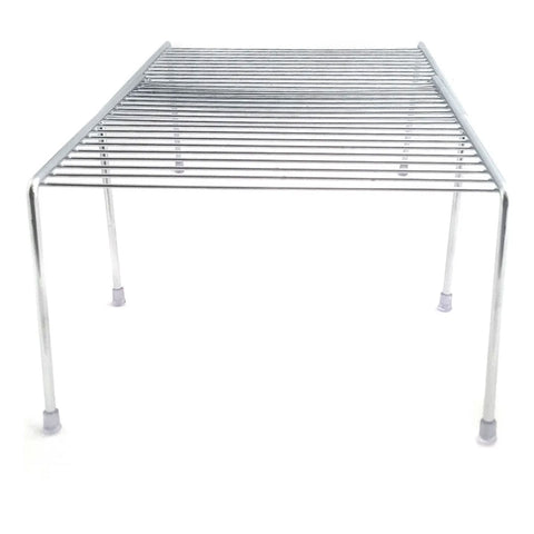 Kit 2 Prateleiras Extensíveis Organizador Aramado Armário Cozinha Cromado