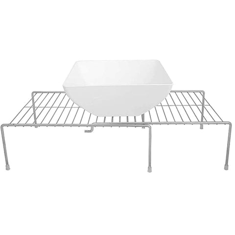 Kit 3 Prateleiras Extensíveis Organizador Aramado para Armário Cozinha Cromado