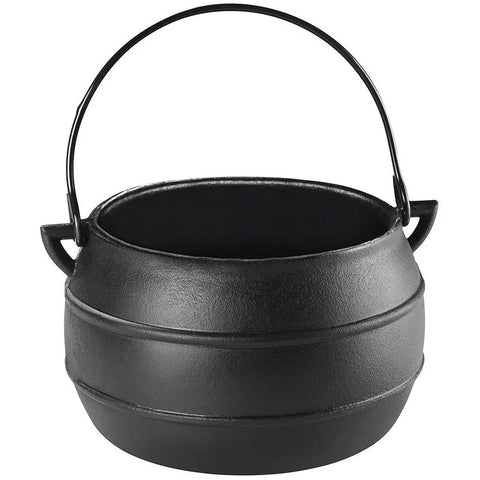 Conjunto 4 Cumbucas para Feijoada 1,2L em Ferro Fundido com Alça Panela Mineira Preta