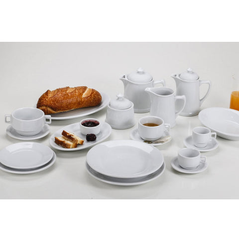 Prato Fundo de Porcelana 21,5cm Classe Única Iguaçu Germer Branco