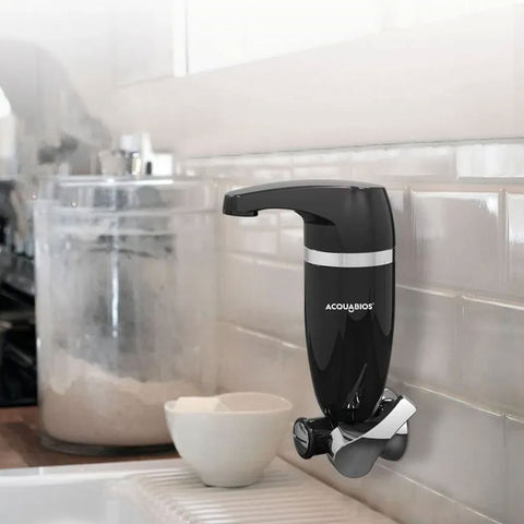 Filtro de Água de Parede Premium Single Equation Acquabios em Polipropileno Preto