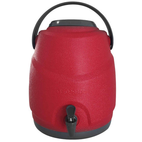 Botijão Térmico 9L com Pés de Apoio Porta Copos Retráteis e Torneira Aspen Soprano Vermelho