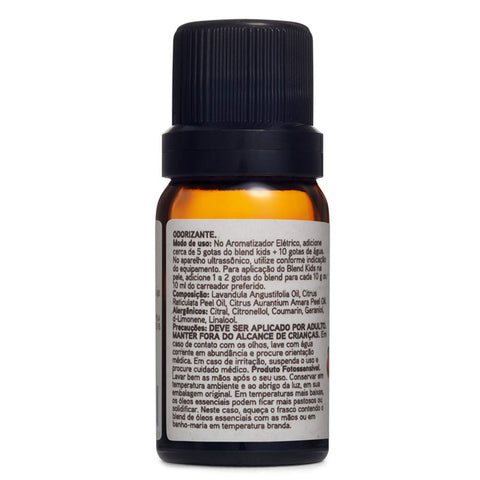 Blend de Óleos Essenciais Aromatizador Puro 10ml Via Aroma Kids Calminha Aí