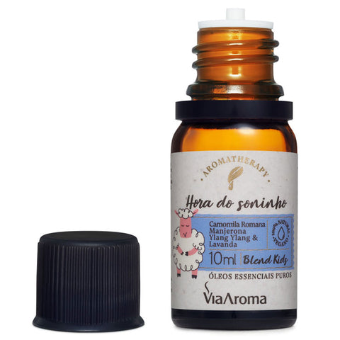 Blend Óleos Essenciais Puro Hora do Soninho Aromatizador 10ml Via Aroma Kids