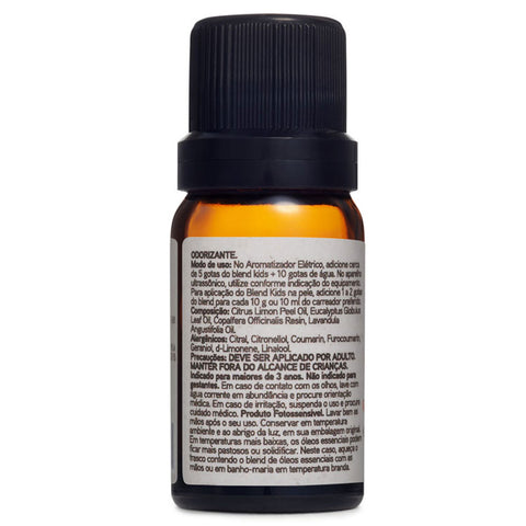 Blend de Óleos Essenciais Puro Respira Bem Aromatizador 10ml Via Aroma Kids