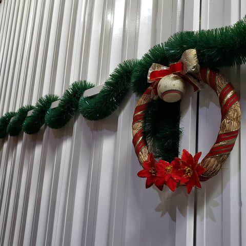 Festão Largo Pet 11 Fitas para Decoração de Natal 10cm com 5 Metros Magizi Verde