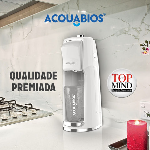 Filtro Purificador de Água Linha Easy Tripla Filtração Acquabios Branco