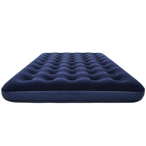 Colchão Inflável Casal 191x137cm em PVC e Vinil Aveludado Bestway Azul