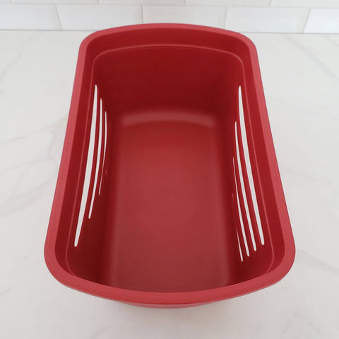 Cesto Organizador Multiuso Caixa Plástica Média Empilhável Soprano Vermelho 