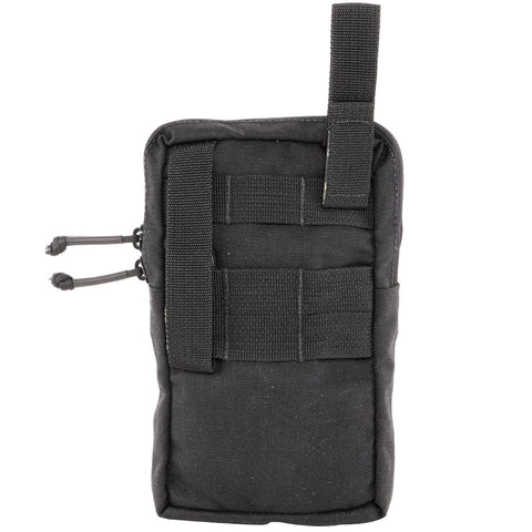 Bolso Tático Modular Multiuso Vertical Colete em Cordura 1000D e Poliéster Invictus Molle Preto