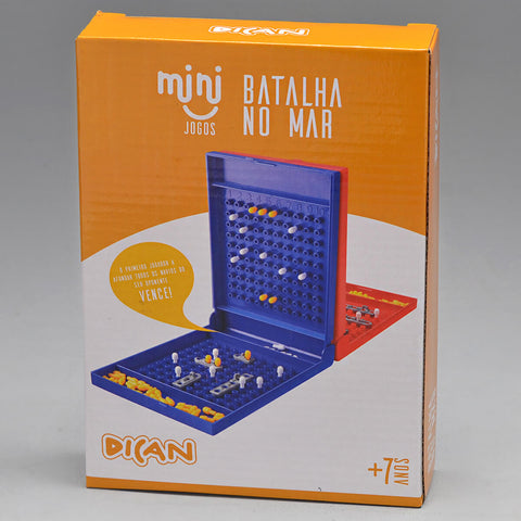 Jogo Infantil Batalha no Mar Mini Batalha Naval Estratégia Dican +7 anos