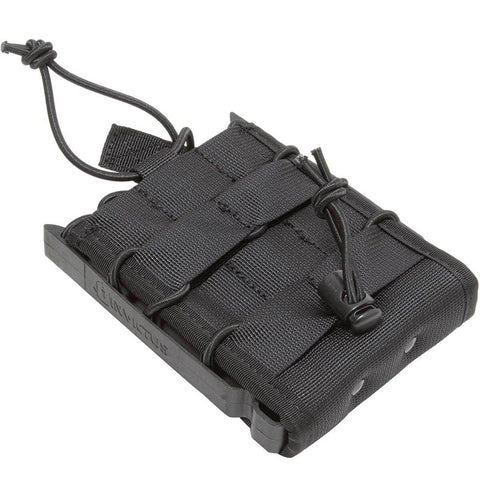 Porta Carregador de Rifle Fuzil para Cinto Canguru Reload Fast Mag AK 7.62 Invictus Preto